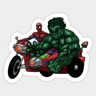 Sidecar Odd Couple Sticker